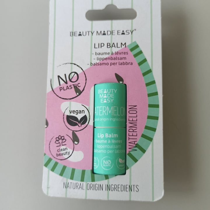 photo of Beauty made easy Lip Balm Watermelon shared by @smarties on  03 Nov 2022 - review