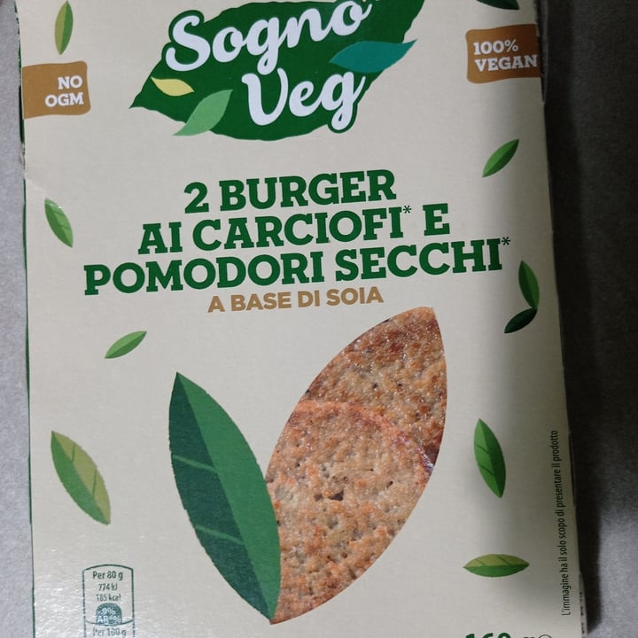 photo of Sogno Veg  - burger soia burger carciofini e pomodori secchi shared by @renata80 on  29 Jan 2022 - review