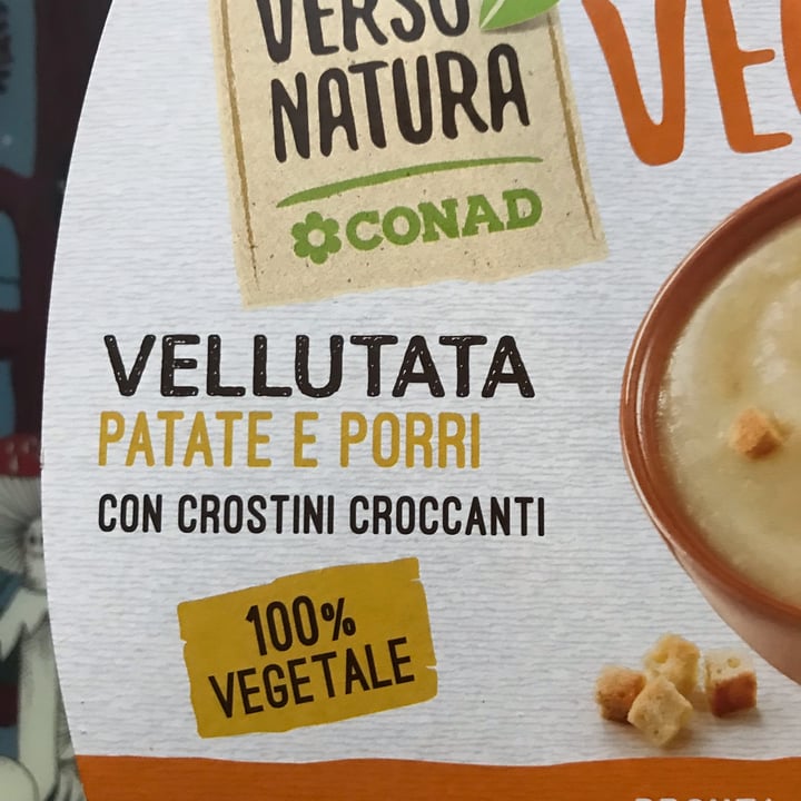 photo of Verso Natura Conad Veg Vellutata patate e porri shared by @nuritveg13 on  13 Sep 2022 - review