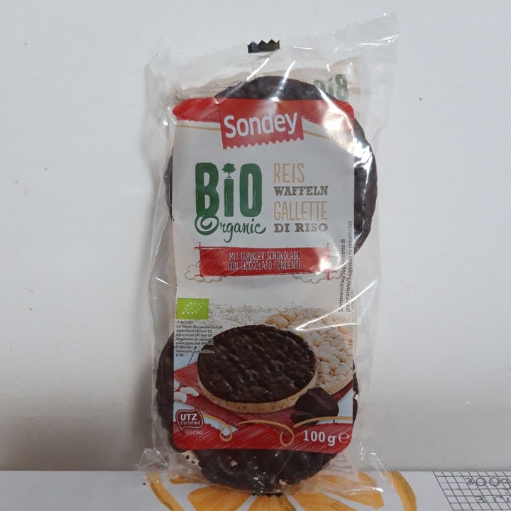 photo of Sondey Gallette di riso bio con cioccolato fondente shared by @awareness on  30 Oct 2021 - review
