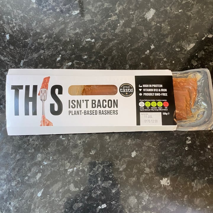 photo of THIS This isn't Bacon Plant-Based Rashers shared by @nataliaelef on  23 Jun 2020 - review