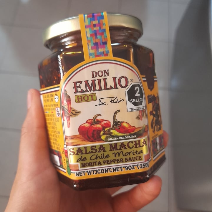 photo of Don emilio Red Pepper Extra Hot Salsa Macha 9oz shared by @jossiemdzz on  08 Aug 2022 - review