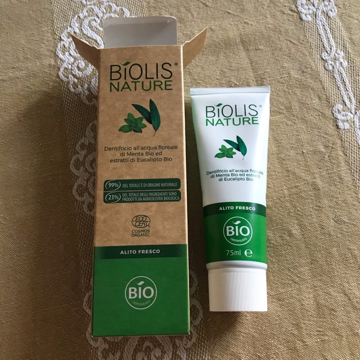 photo of Biolis Nature Dentifricio Alito Fresco shared by @alessiasibi97 on  01 Oct 2021 - review