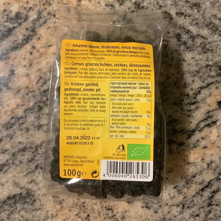 review photo of Rapunzel Amarene denocciolate shared by @kappacc on 16 Mar 2022 - review