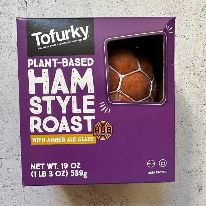 photo of Tofurky Plant-Based Ham Style Roast with Amber Ale Glaze shared by @berryveganplanet on  25 Nov 2022 - review