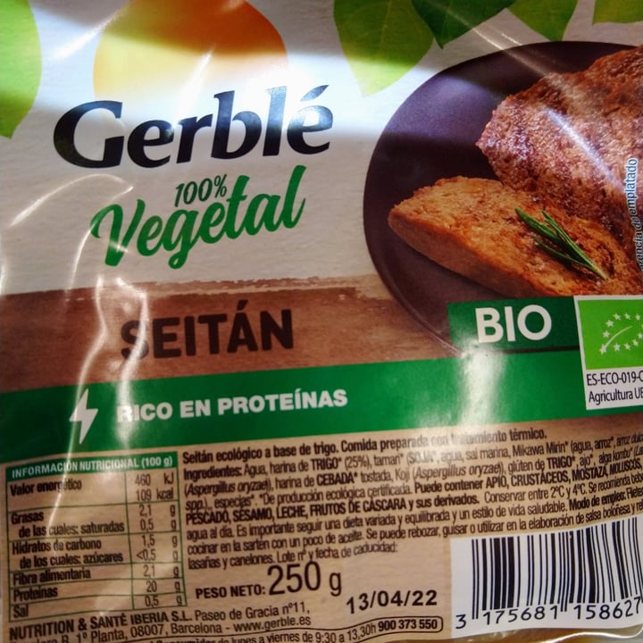 photo of Gerblé Seitán shared by @veg-ana on  03 Feb 2022 - review