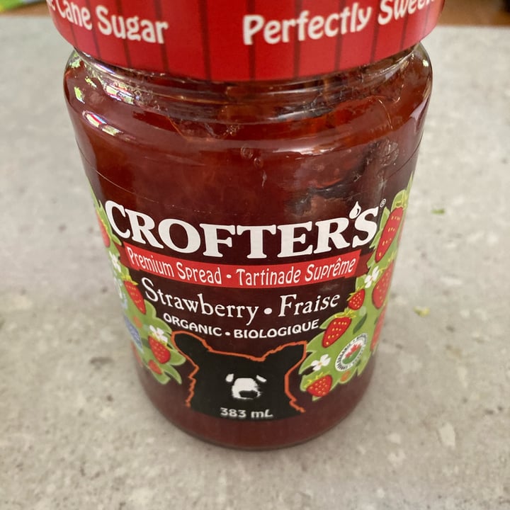 photo of Crofter’s Just Fruit Spread Organic Strawberry shared by @vieveg on  17 Jun 2022 - review