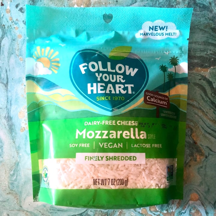 photo of Follow your Heart Mozzarella Finely Shredded shared by @isabelinzunzaa on  23 Sep 2021 - review
