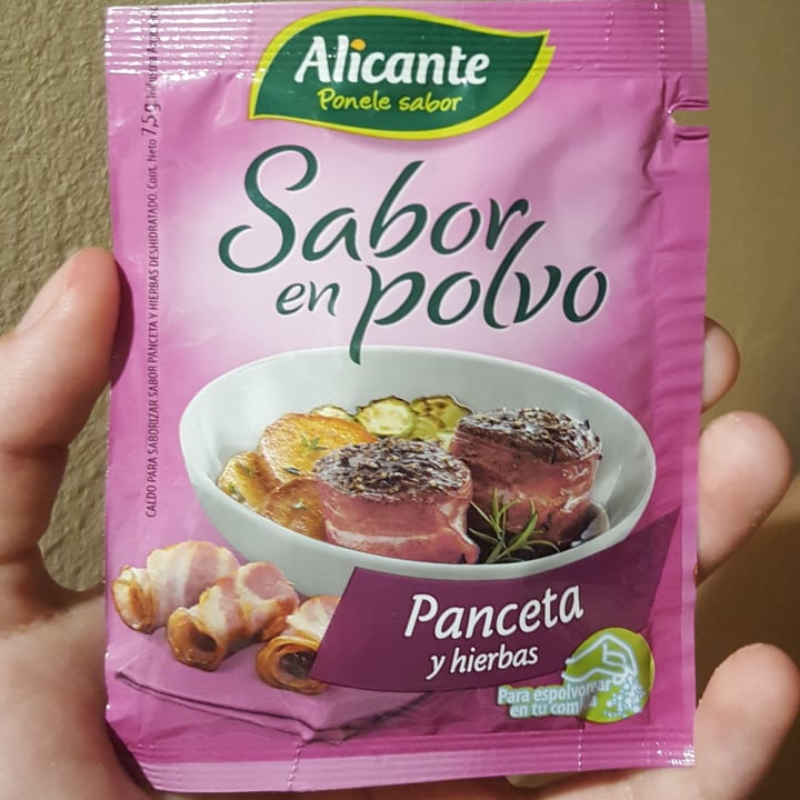 photo of Alicante Sabor en Polvo Panceta y Hierbas shared by @agosbarrionuevvo on  20 Oct 2020 - review
