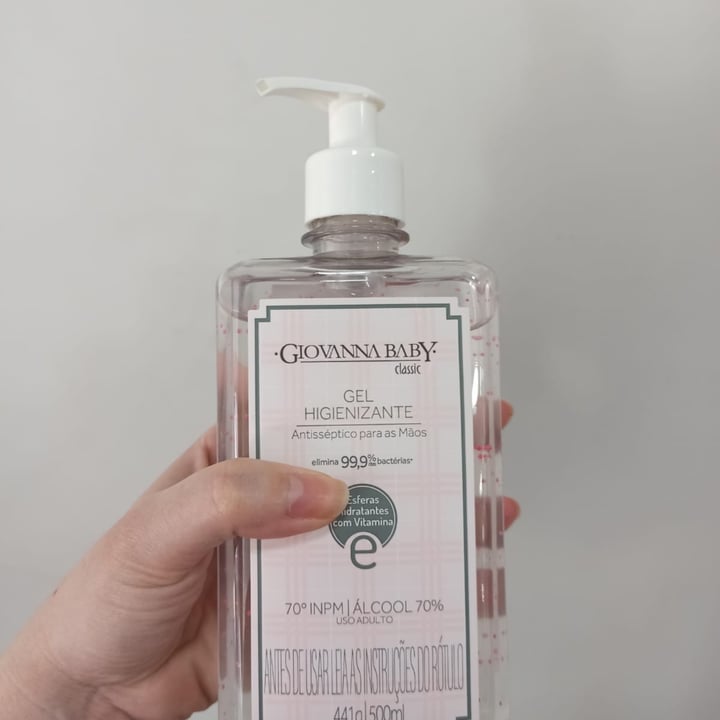 review photo of Gel antisséptico Giovanna baby Gel higienizante para mãos shared by @terezinhacedran on 01 May 2022 - review