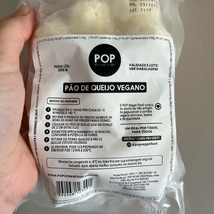 photo of pop pao de queijo pao de queijo shared by @naiaralsribeiro on  31 May 2022 - review