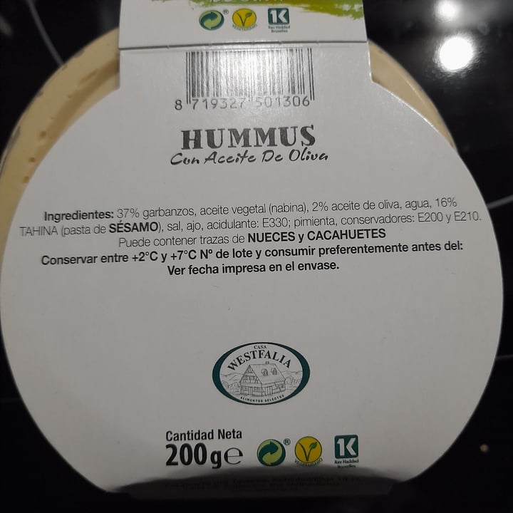 photo of Natural Bites Hummus shared by @danielgl on  28 Mar 2022 - review