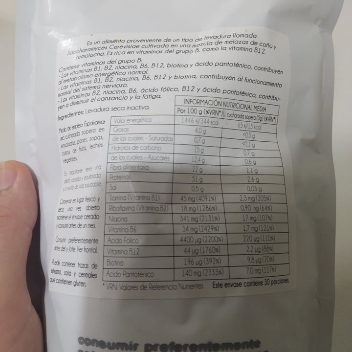 photo of Int-Salim Levadura nutricional shared by @livelikevegansss on  15 Sep 2020 - review