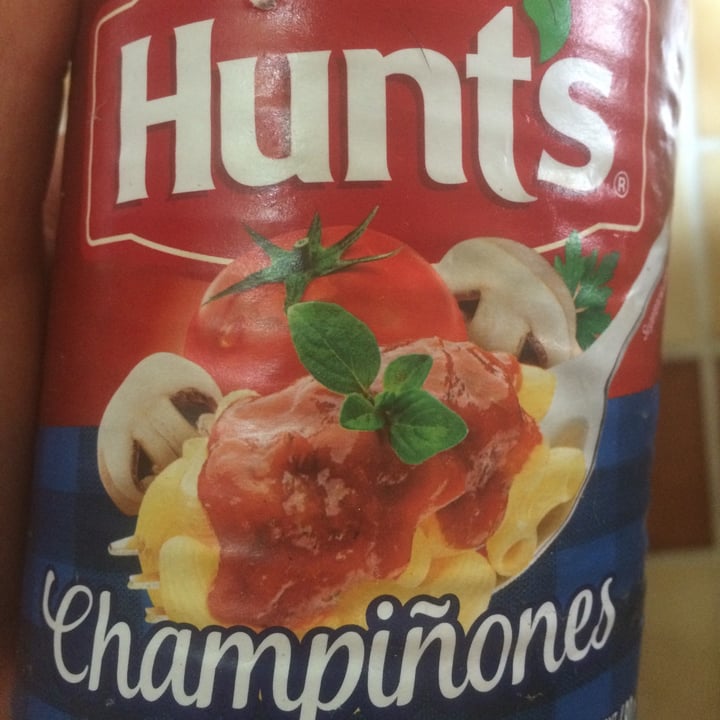 photo of Hunt's Salsa De Tomate Para Pasta Champiñones shared by @veganely on  08 Jul 2021 - review