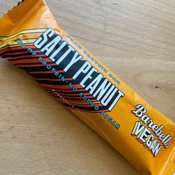 photo of Barebells Vegan Salty Peanut Protein Bar shared by @plantbasedancer on  18 Apr 2022 - review