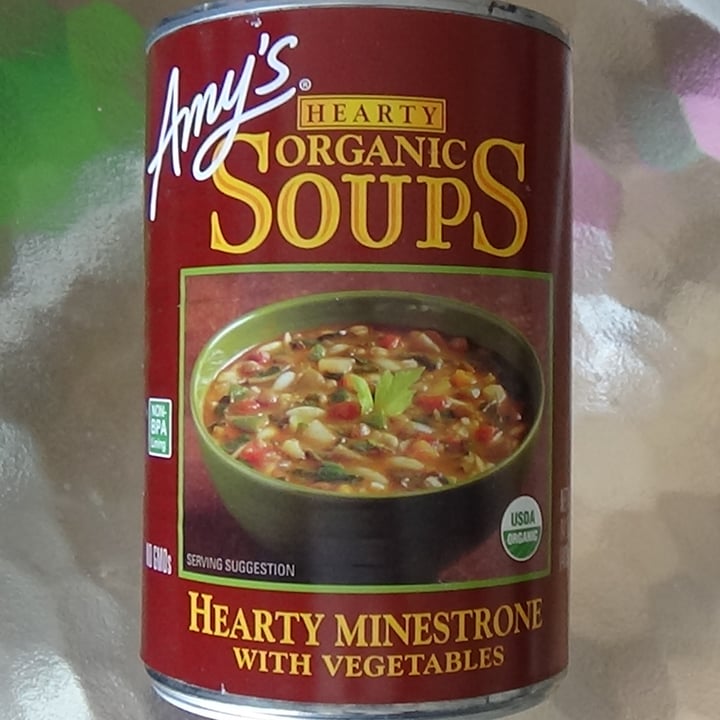 photo of Amy’s Hearty Organic Minestrone with Vegetables shared by @feelideal on  02 Feb 2021 - review