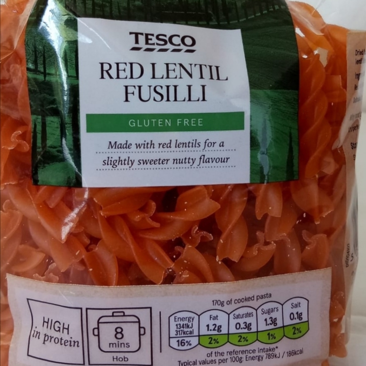 Tesco Red Lentil Fusilli Review abillion