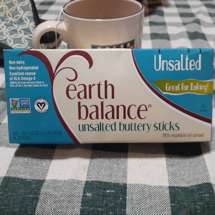 photo of Earth Balance Unsalted Buttery Sticks shared by @rain7246 on  15 Dec 2020 - review