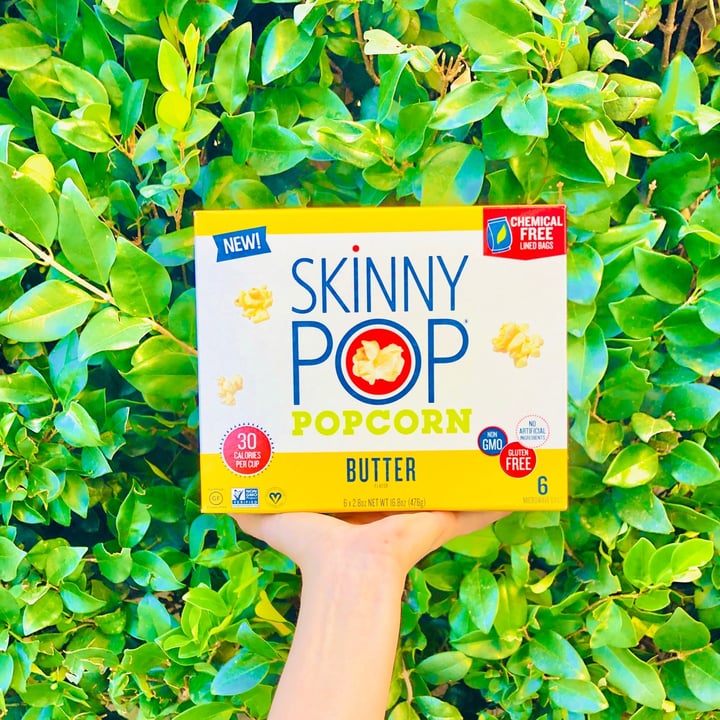 photo of Skinny Pop Skinny Pop Microwave Butter Popcorn shared by @meredithsveganlife on  15 Dec 2020 - review