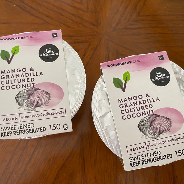 photo of Woolworths Food Mango & Granadilla Cultured Coconut shared by @bianca1701 on  14 Dec 2020 - review