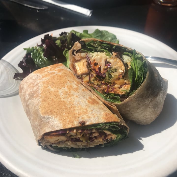 photo of Cafe Gratitude San Diego Enthusiastic - Fried Mushroom Sandwich shared by @happybby on  21 Mar 2021 - review