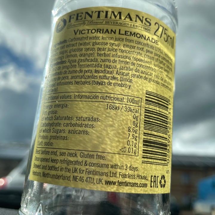 photo of Fentimans Victorian lemonade shared by @missykab on  04 May 2021 - review