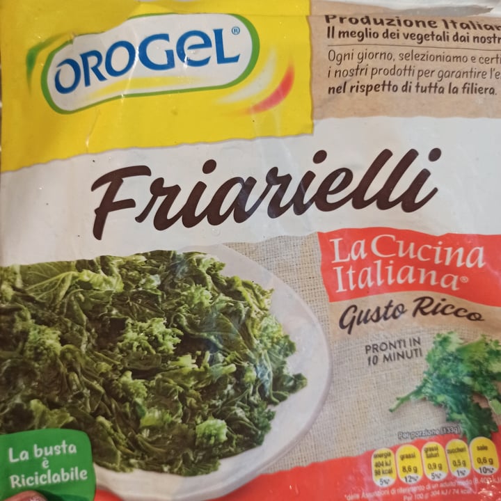 photo of Orogel Friarielli Gusto Ricco shared by @metalcricia on  07 Jan 2023 - review