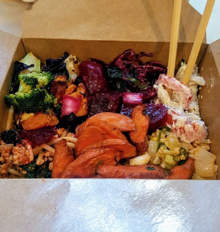 photo of The Big Carrot Danforth Community Market Vegan salad bar build your own meal shared by @abstractauras on  10 Dec 2018 - review