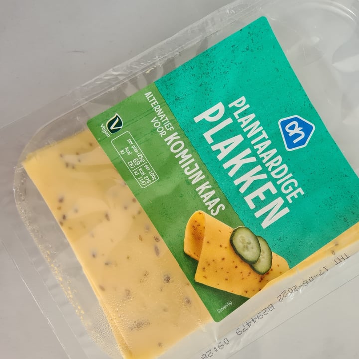 review photo of Albert Heijn AH Plantaardige plakken komijn kaas shared by @irez on 11 Apr 2022 - review