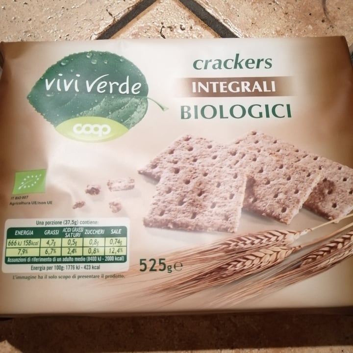 photo of Vivi Verde Coop Crakers Integrali Biologici shared by @lagabimas on  03 Oct 2021 - review