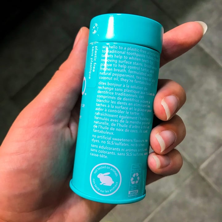 review photo of Hello Natural Peppermint Whitening Toothpaste Tablets shared by @illusionist on 05 Aug 2022 - review