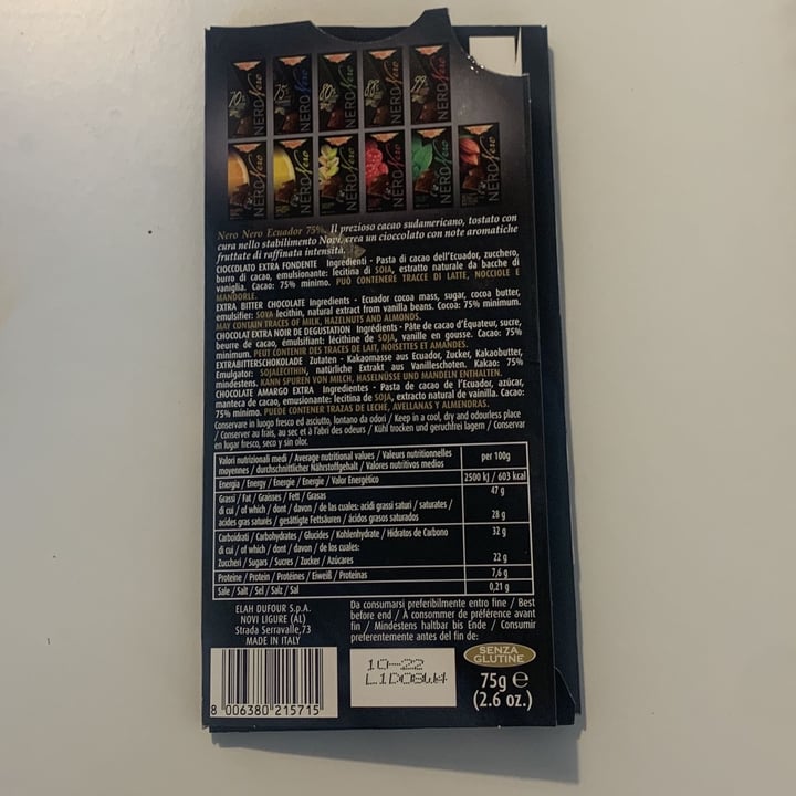 review photo of Novi Cioccolato Fondente Nero 75% shared by @annuccia355 on 01 Dec 2021 - review
