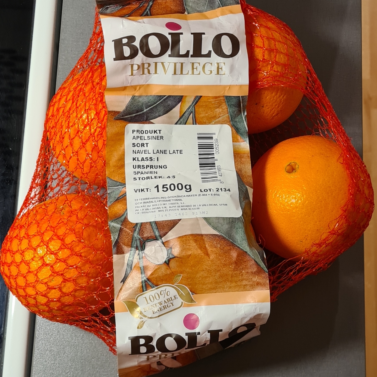 Apelsiner Navel from Bollo Privilege - Vegan Product Reviews & Ratings ...