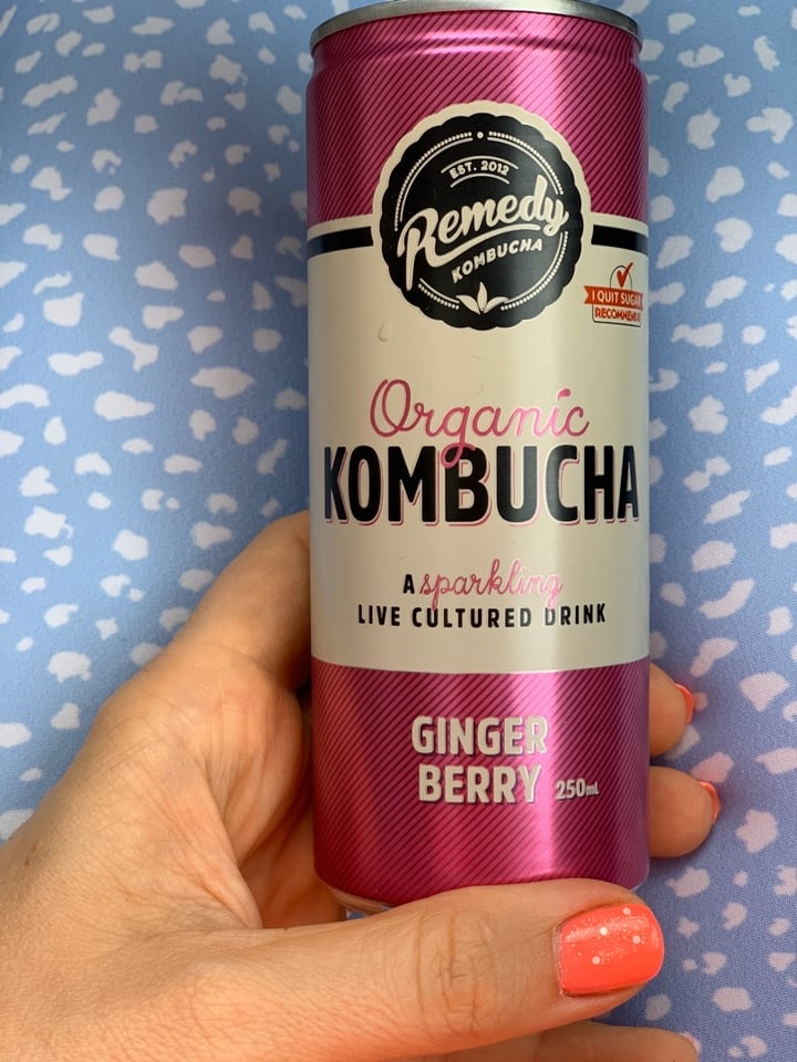 photo of Remedy Kombucha Raspberry Lemonade shared by @jannemojo on  11 Feb 2020 - review
