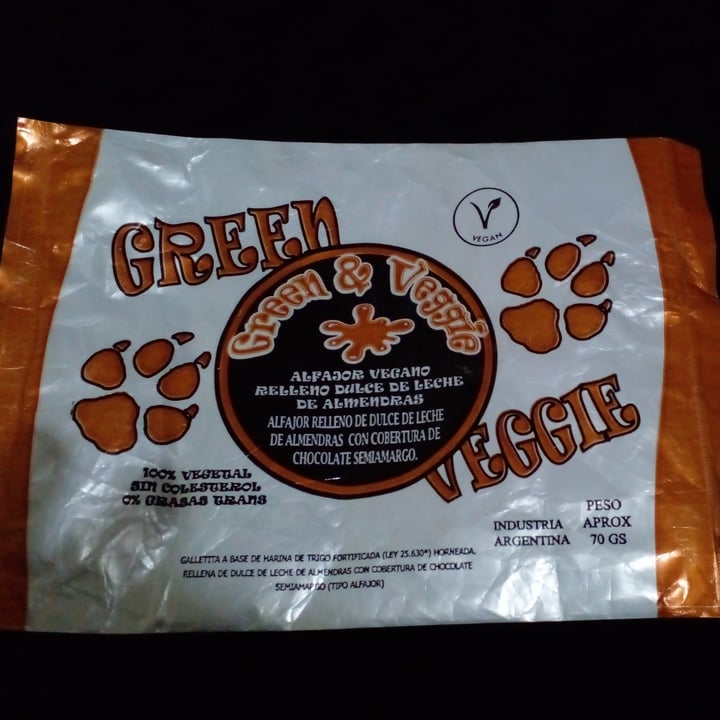 review photo of Green & Veggie Alfajor Relleno De Dulce De Leche shared by @jimmyv on 17 Sep 2021 - review