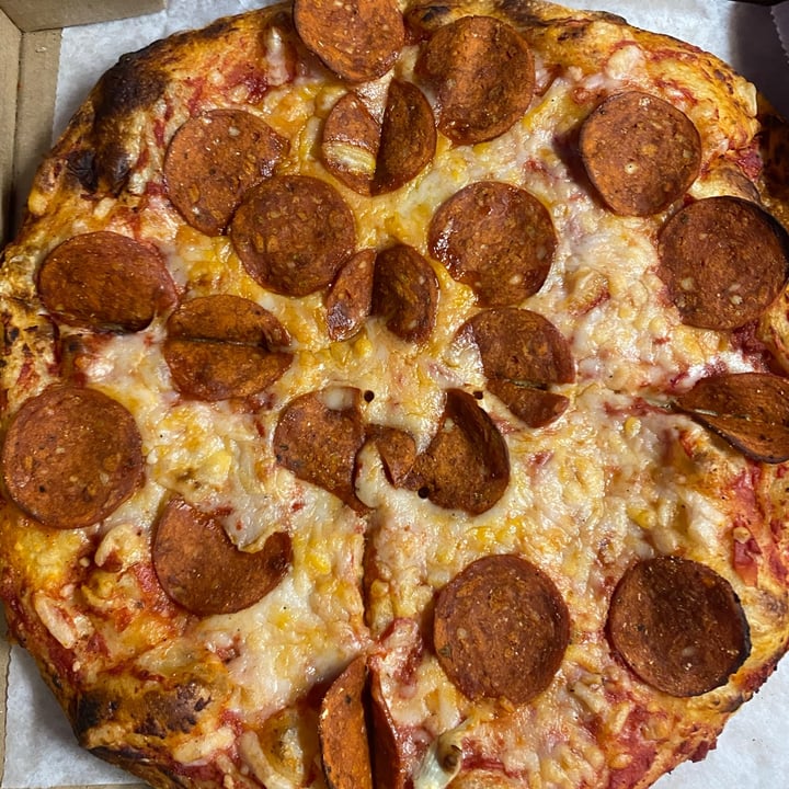 photo of Rudy's Gourmet Pizza Vegan pepperoni pizza shared by @zimc on  16 Jul 2021 - review