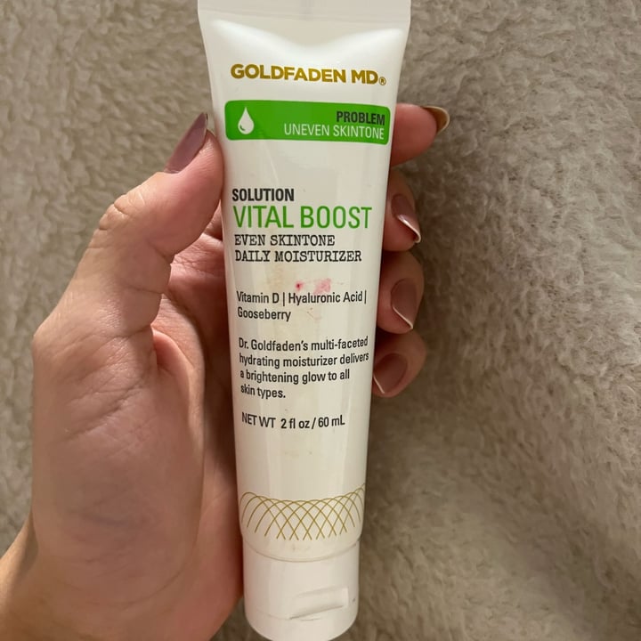 photo of Goldfaden MD Solution Vital Boost shared by @camilarfrf on  09 May 2022 - review