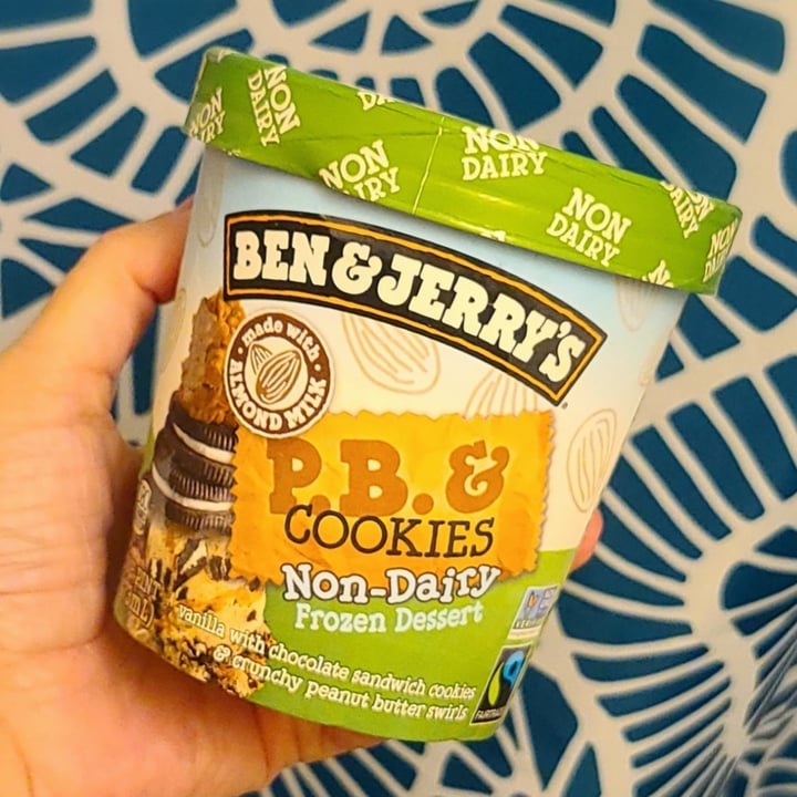 photo of Ben & Jerry's P.B. & Cookies Non-Dairy Frozen Dessert shared by @agreene428 on  03 Jan 2022 - review
