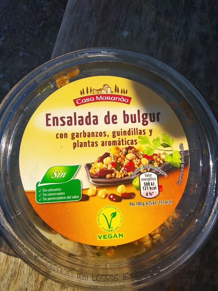 photo of Casa Morando Ensalada De Bulgur Con Garbanzo Y Guindilla shared by @misi on  12 Mar 2020 - review