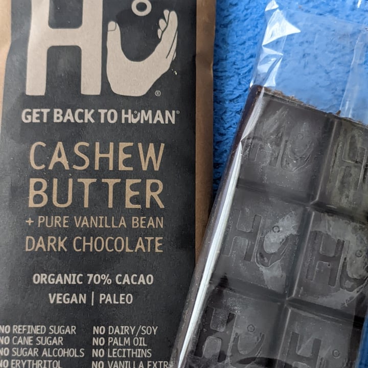 review photo of Hu Kitchen Cashew Butter + Pure Vanilla Bean Dark Chocolate shared by @ireros on 15 Dec 2021 - review