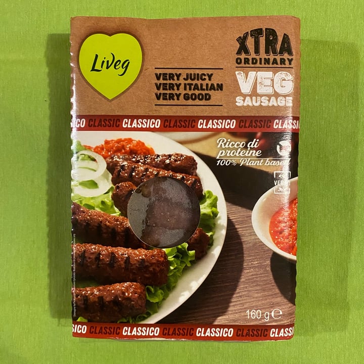 photo of Liveg Xtra Ordinary Veg Sausage shared by @rossafeltra on  22 May 2022 - review