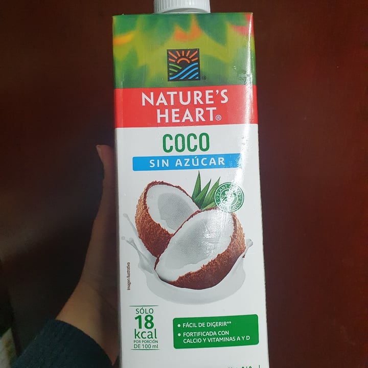 photo of Nature's Heart Bebida de coco sin azúcar shared by @marianahorta on  03 Mar 2022 - review