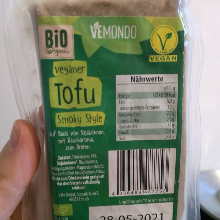 photo of Vemondo Beechwood Smoked Tofu shared by @felice on  29 May 2021 - review