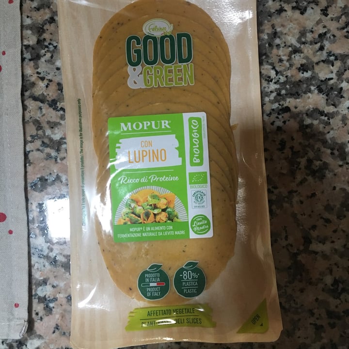 photo of Good & Green Affettato vegetale di lupino shared by @apfel on  12 Mar 2022 - review