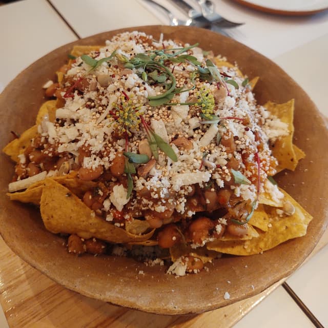 Foto do prato “Nacho supreme”