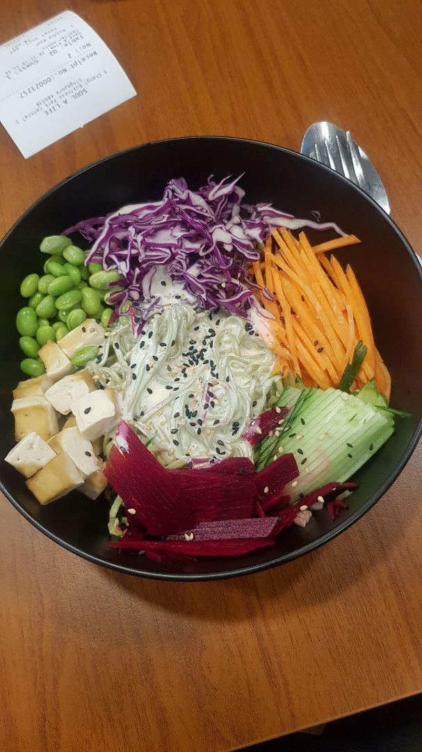 review photo of Soul Alife Rainbow salad shared by @hyclipse on 16 Jan 2020 - review