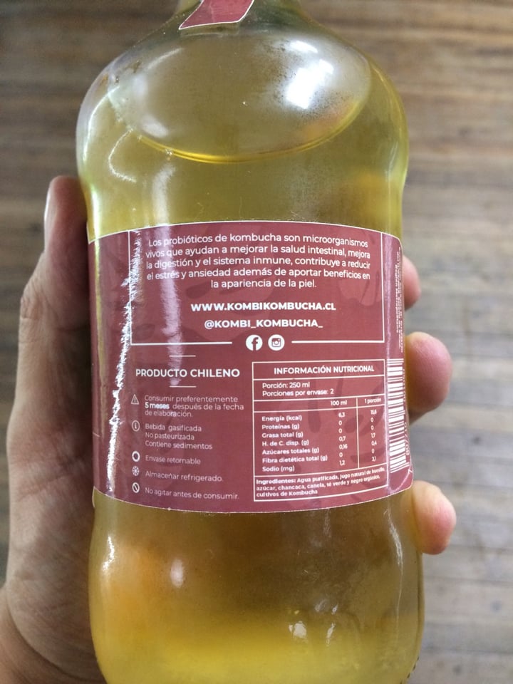 photo of Kombi Kombi Kombucha shared by @educhefvegan on  10 Feb 2020 - review