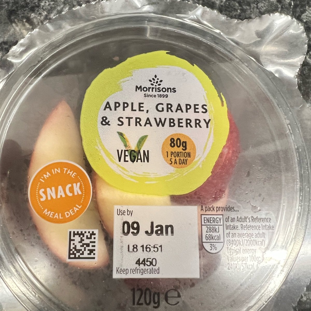 Morrisons Apple, grapes and strawberry pot Reviews abillion