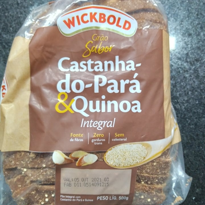 review photo of Wickbold Pão de castanha-do-pará e quinoa shared by @acordeumtriz on 11 Oct 2021 - review