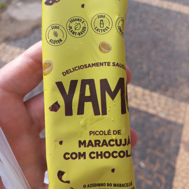 photo of Yamo picolé maracuja com chocolate shared by @ritadecassia on  19 Jun 2022 - review
